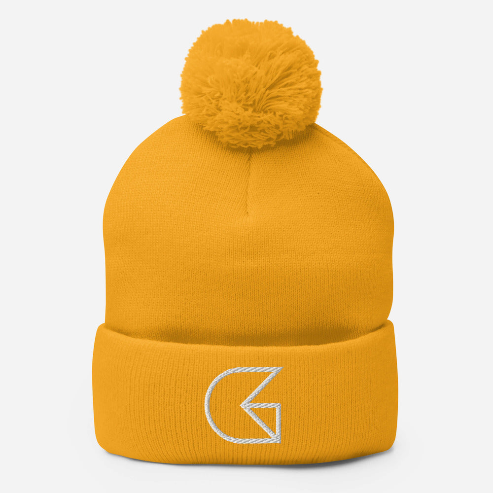 G for GLIDE - Pom-Pom Beanie